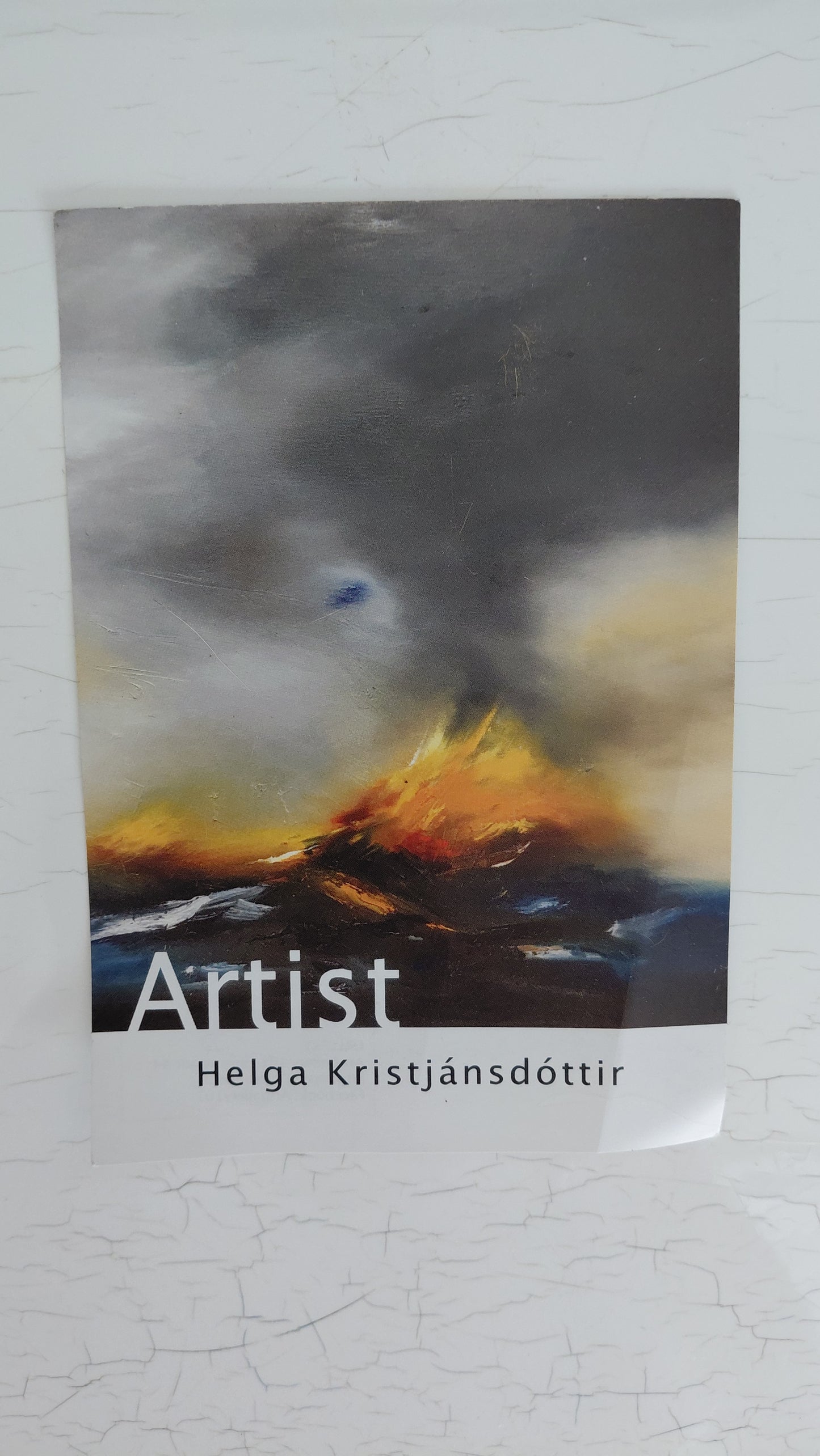 Olíumálverk á striga Vestfirðir (2026), Guðrún Helga Kristjánsdóttir