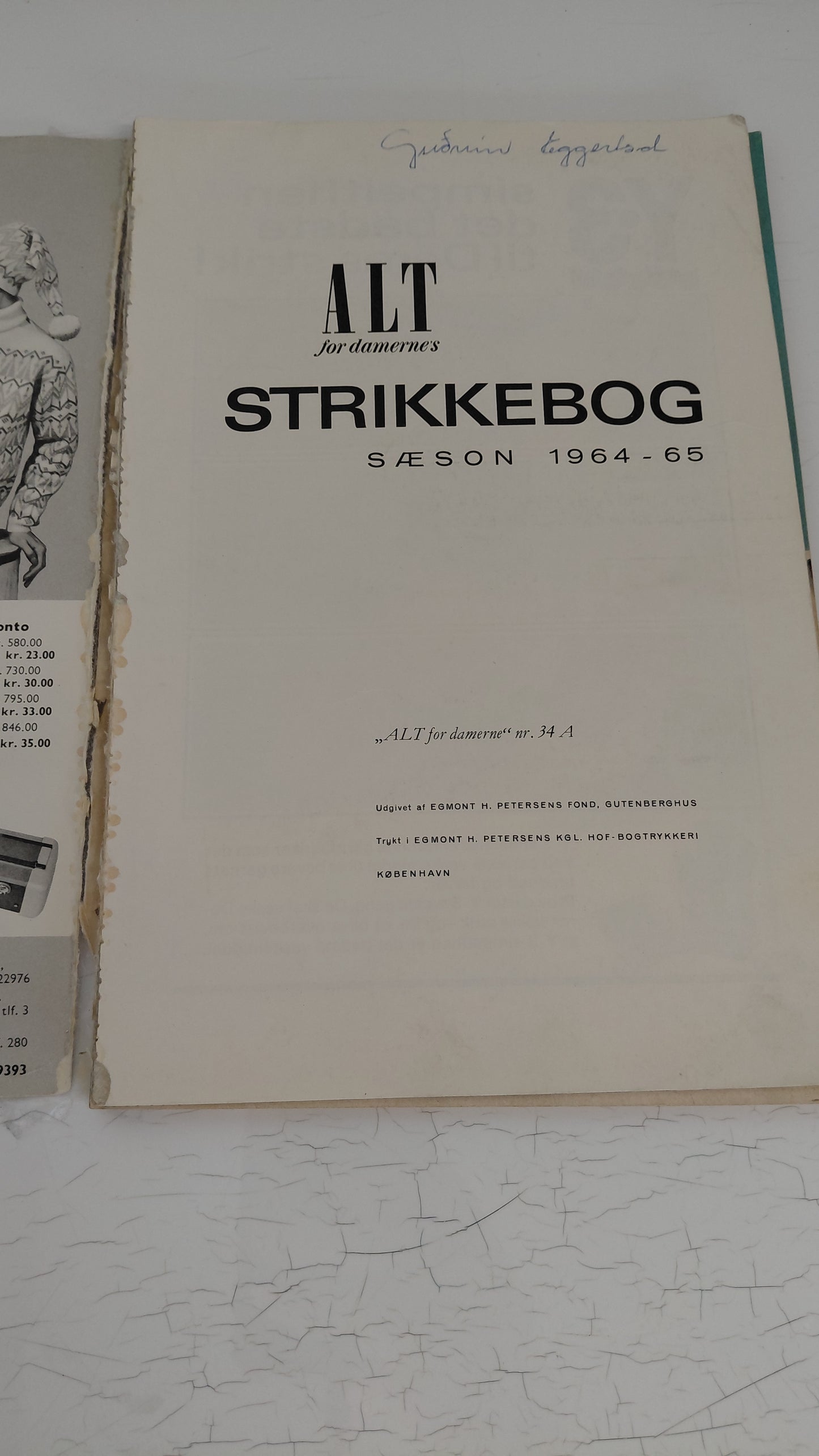 Strikkebog (Prjónabók) 1964-1965, Alt for damernes