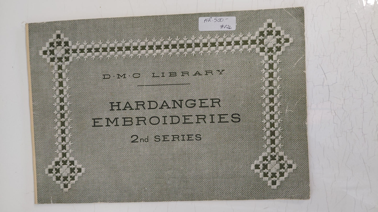 Hardanger embroideries (útsaumur) 2nd series 1952, DMC Library