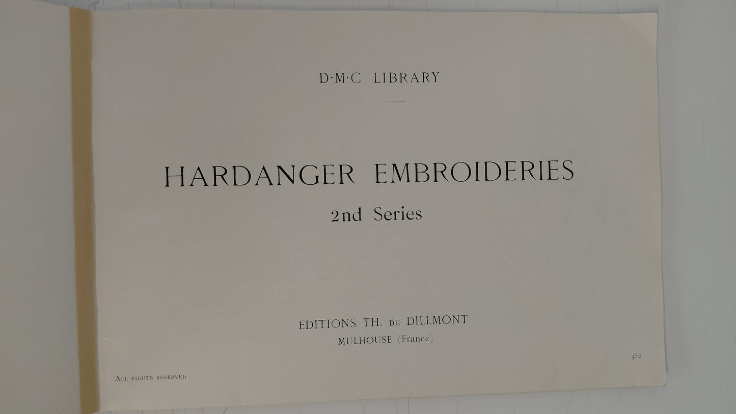 Hardanger embroideries (útsaumur) 2nd series 1952, DMC Library