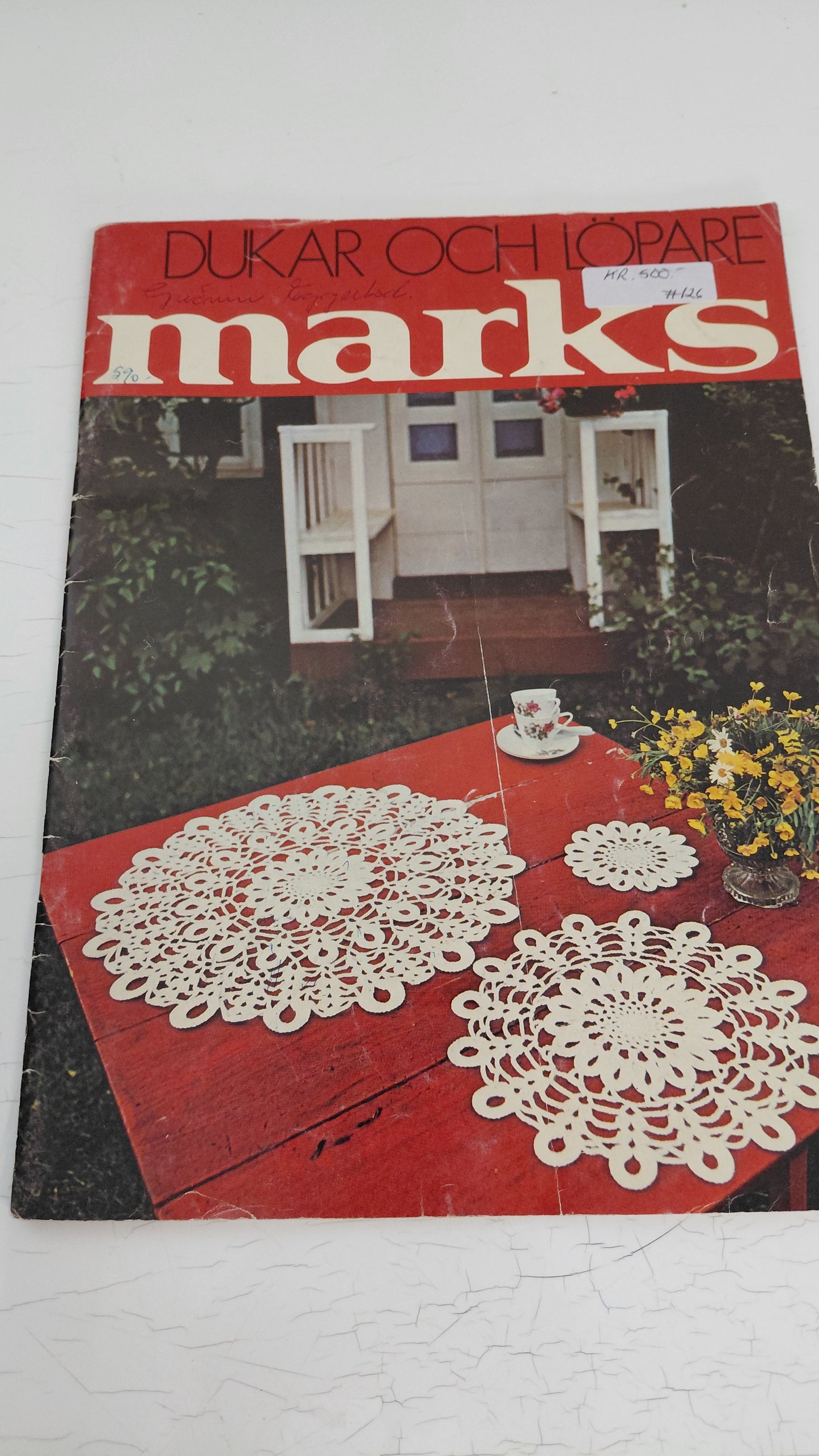 Hekl uppskriftahefti Marks dúkar og renningar, Marks