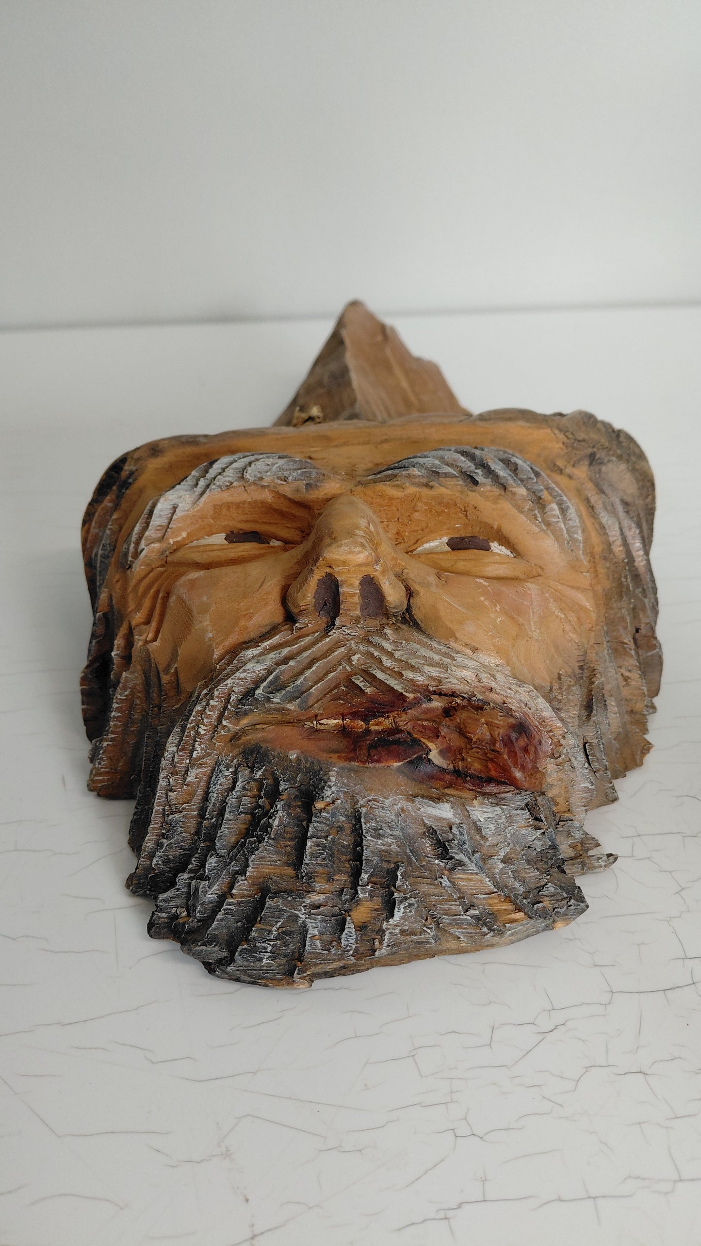 Handgerður rótarútskurður veggskúlptúr (Wurzel Schnitzerei), Sepp Stöckl