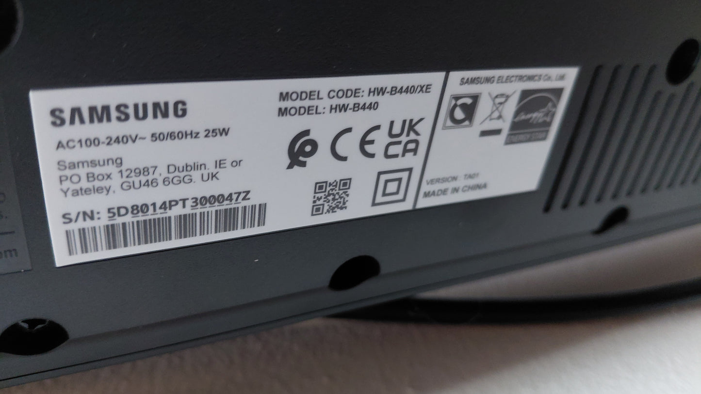 Hljóðstöng HW-B440/XE (2022) fyrir sjónvarp, Samsung