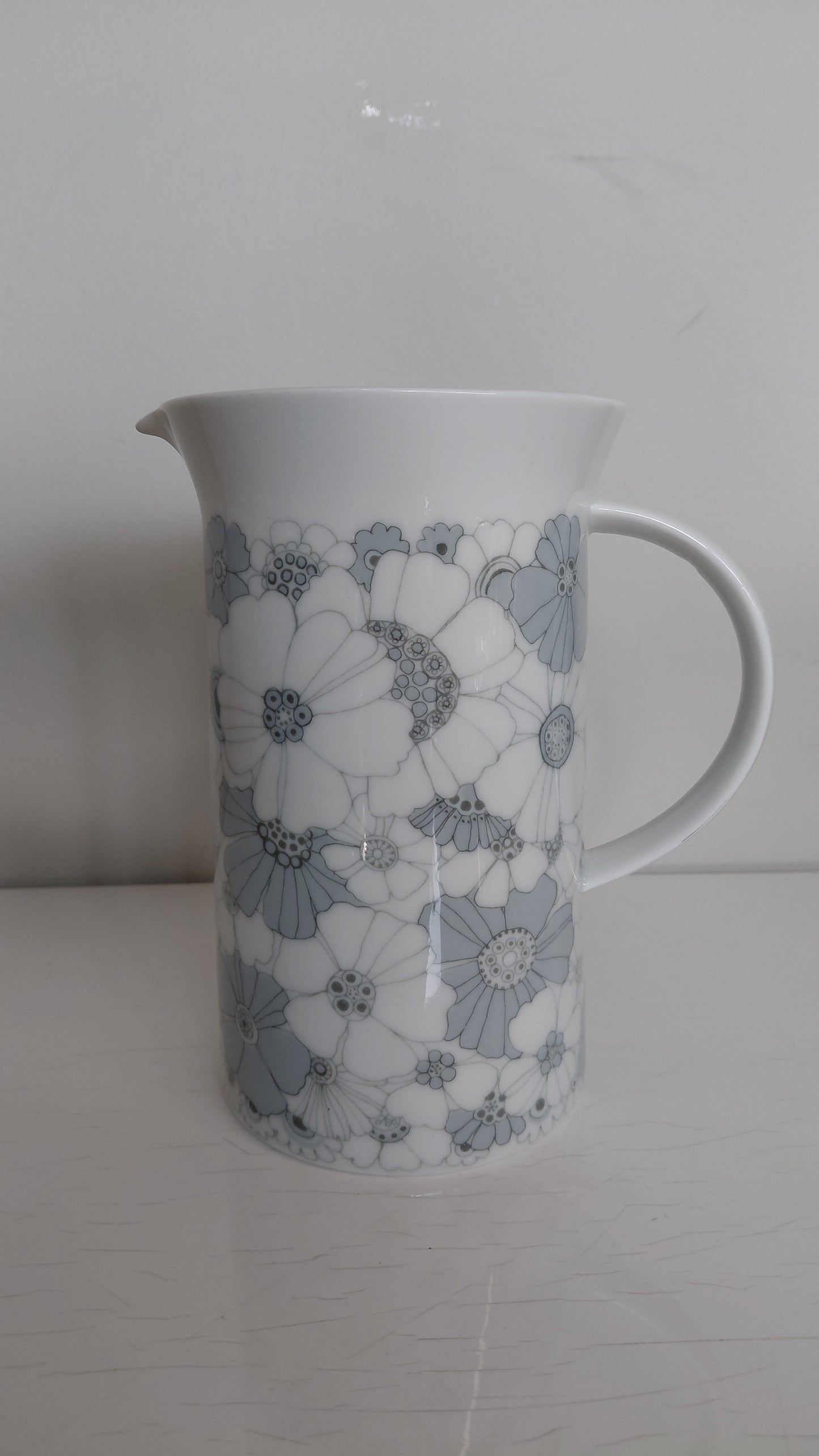 Vatnskanna "studio-linie, Bouquet in Grey“ 1960-1970, Rosenthal