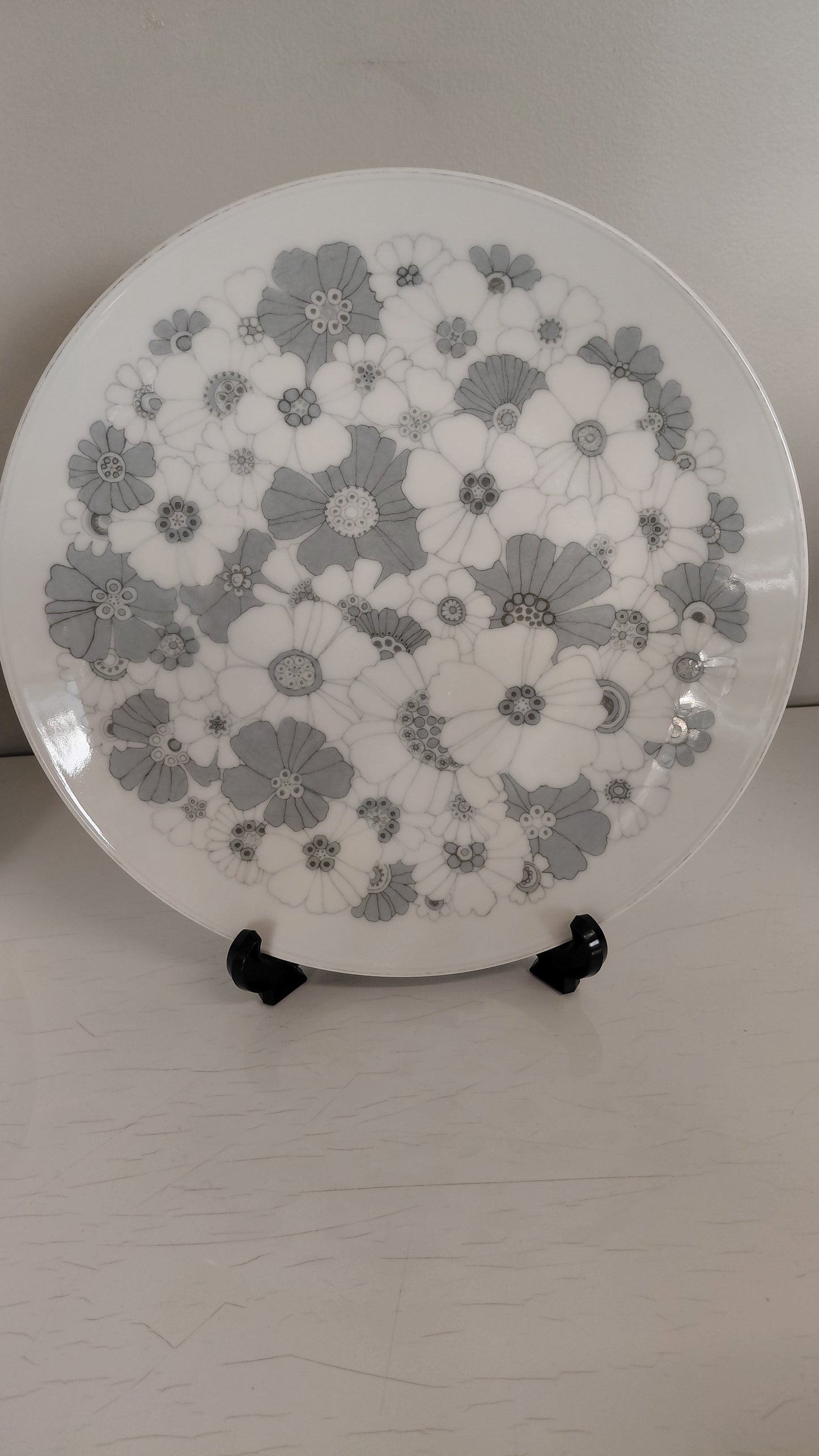 Matardiskar "studio-linie, Bouquet in Grey“ 1960-1970, Rosenthal