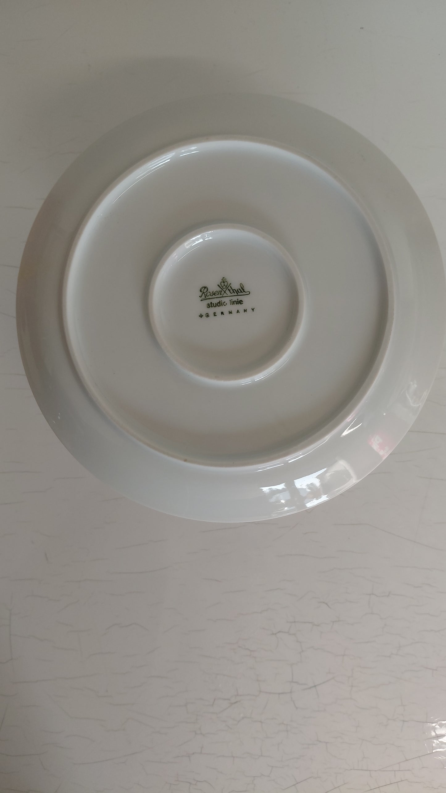 Sósuskál með áföstum undirdisk "studio-linie, Bouquet in Grey“ 1960-1970, Rosenthal