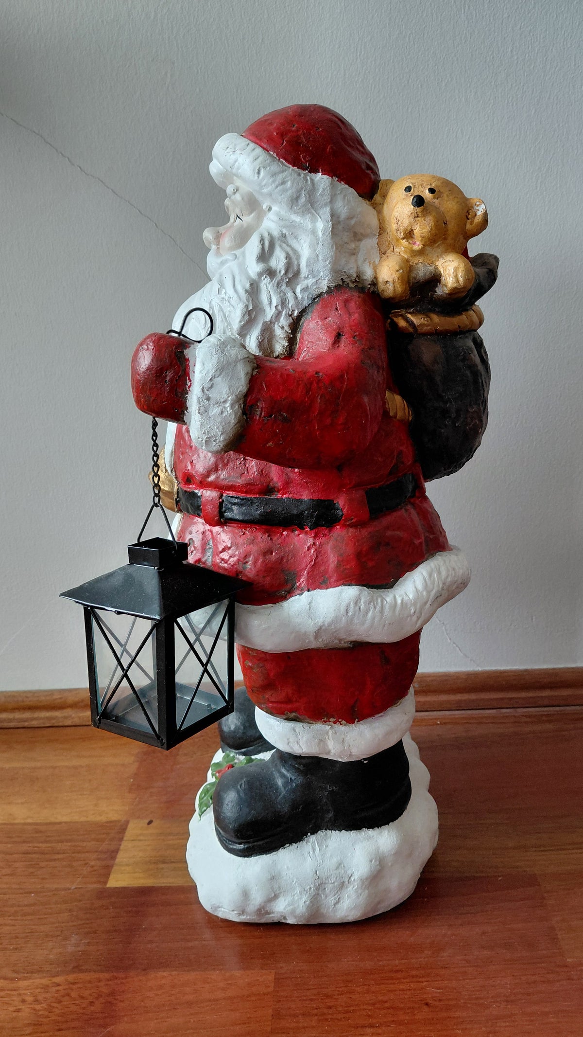 Jólasveinn með pakkapoka og hund og lukt (úti og inni), Kaemingk B.V.
