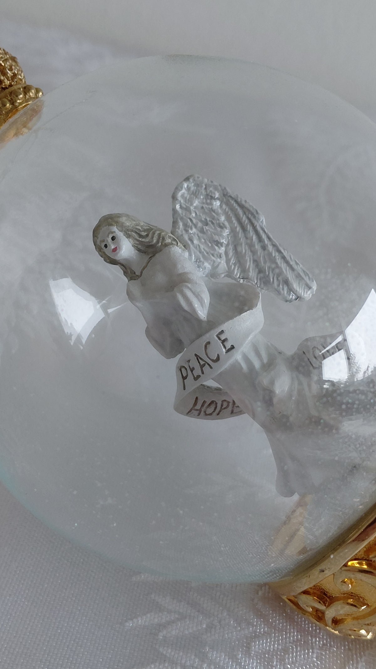 Jólakúla "Peace, Hope", Lenox