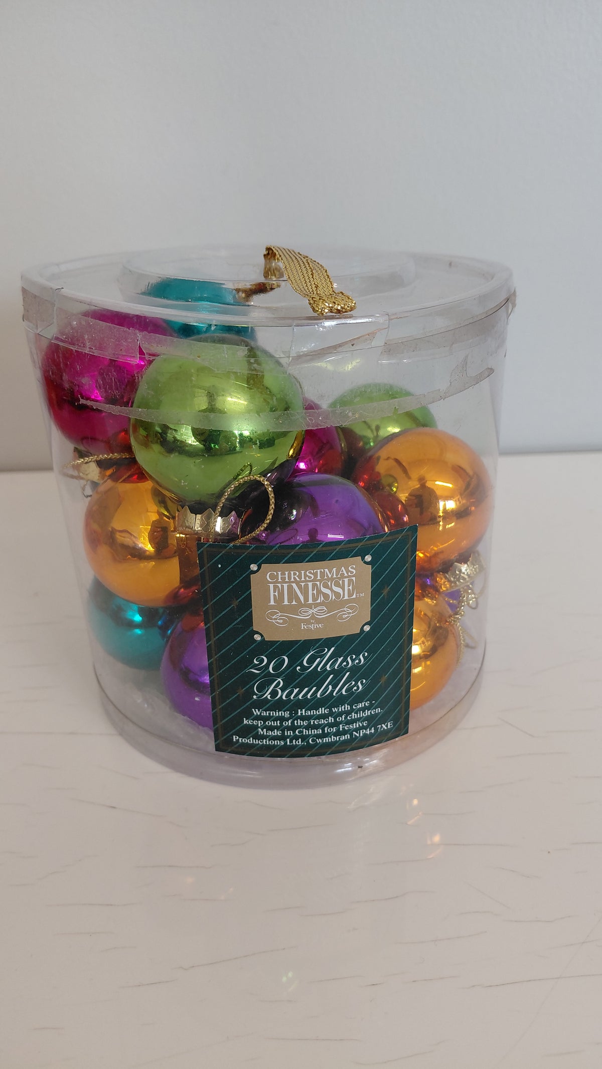 Júlakúlur 17 stk í pakka, Christmas finesse