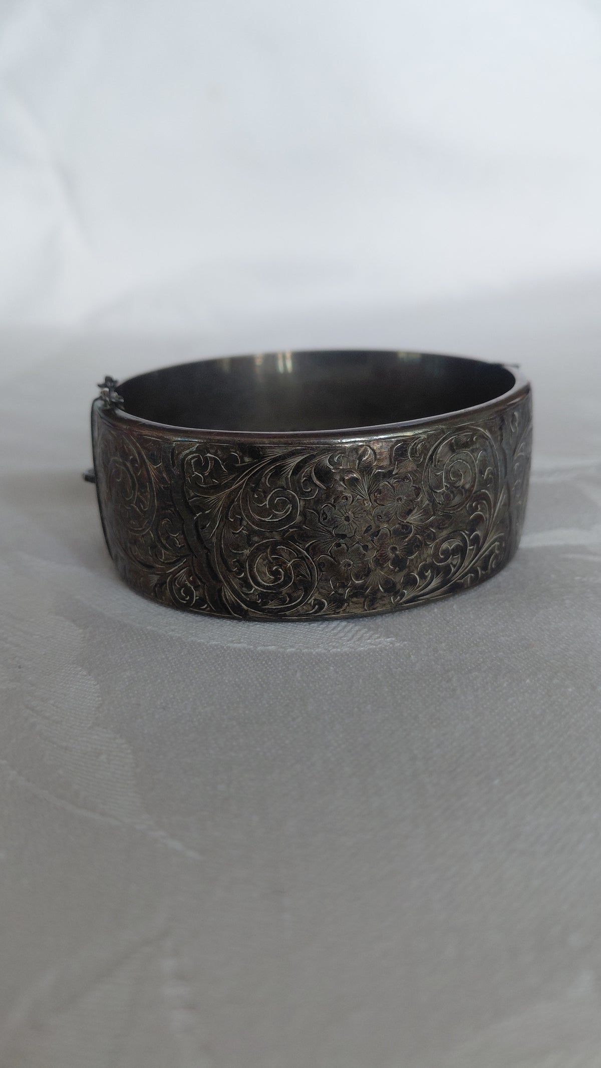 Vintage sterling 92.5% silfur armband Ø6 cm (1947–1948), Spooner, Painter & Co (William Spooner & Charles Painter)