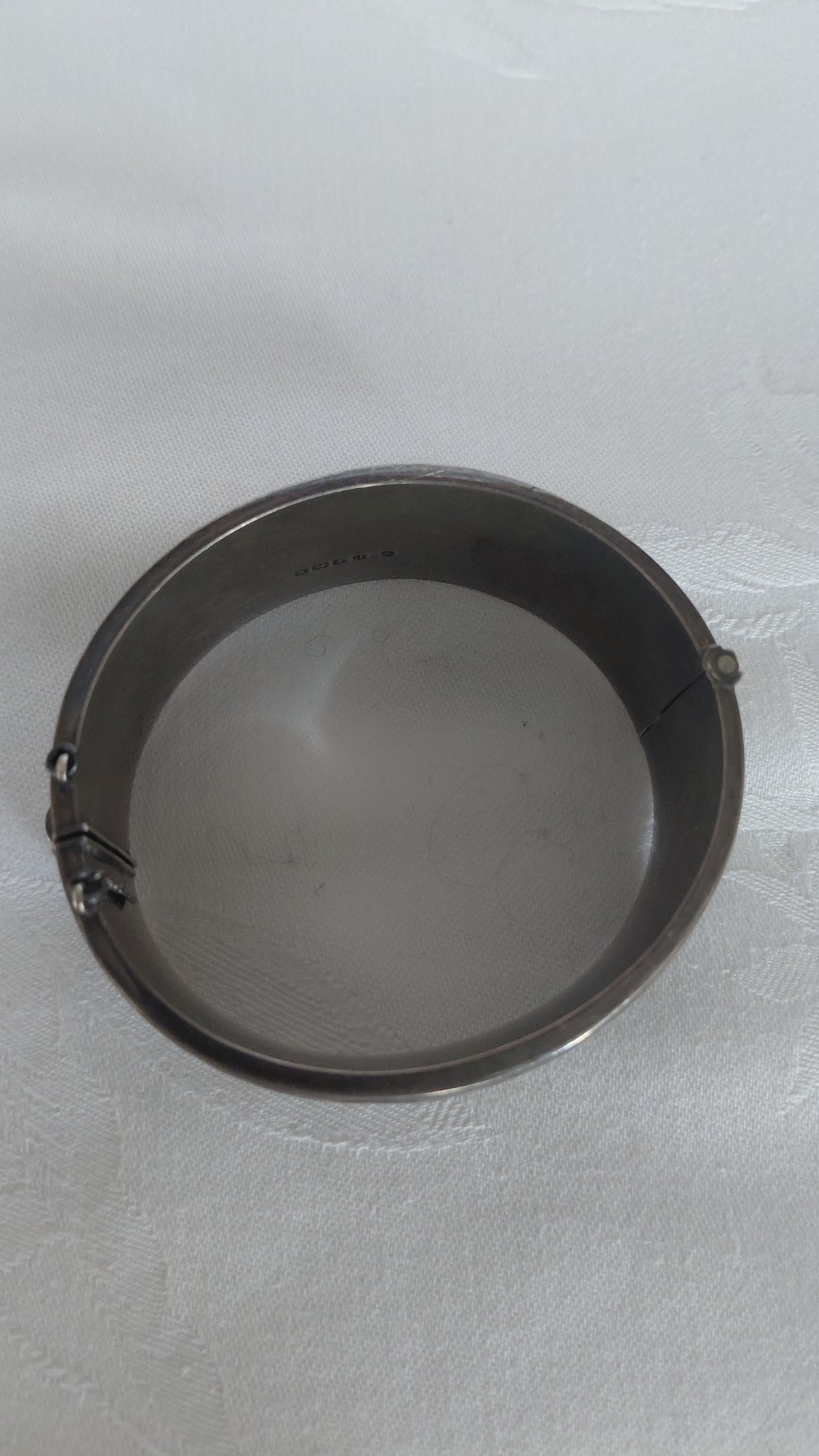 Vintage sterling 92.5% silfur armband Ø6 cm (1947–1948), Spooner, Painter & Co (William Spooner & Charles Painter)