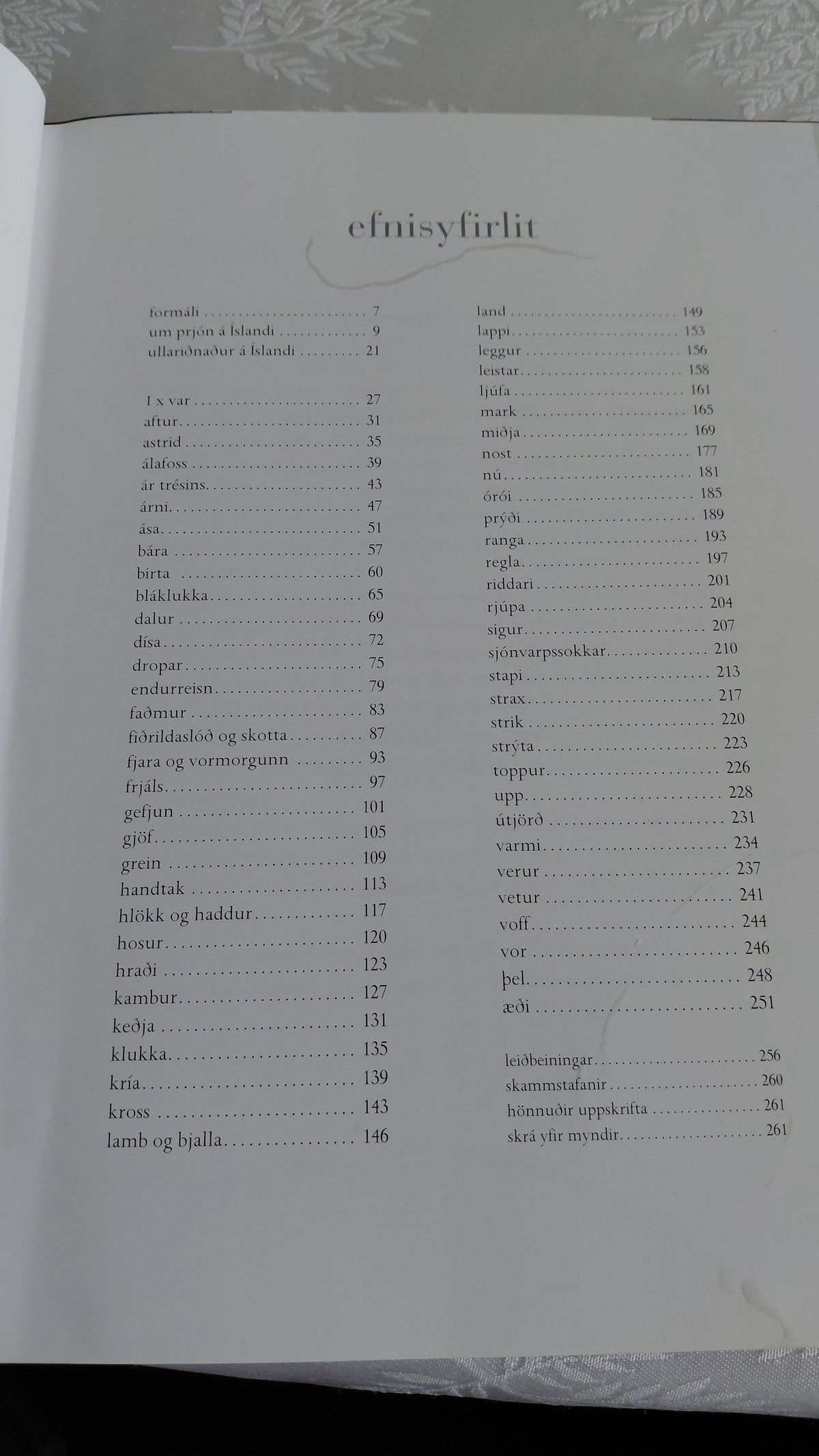 Prjónað úr íslenskri ull (2011) prjónabók, Ístex