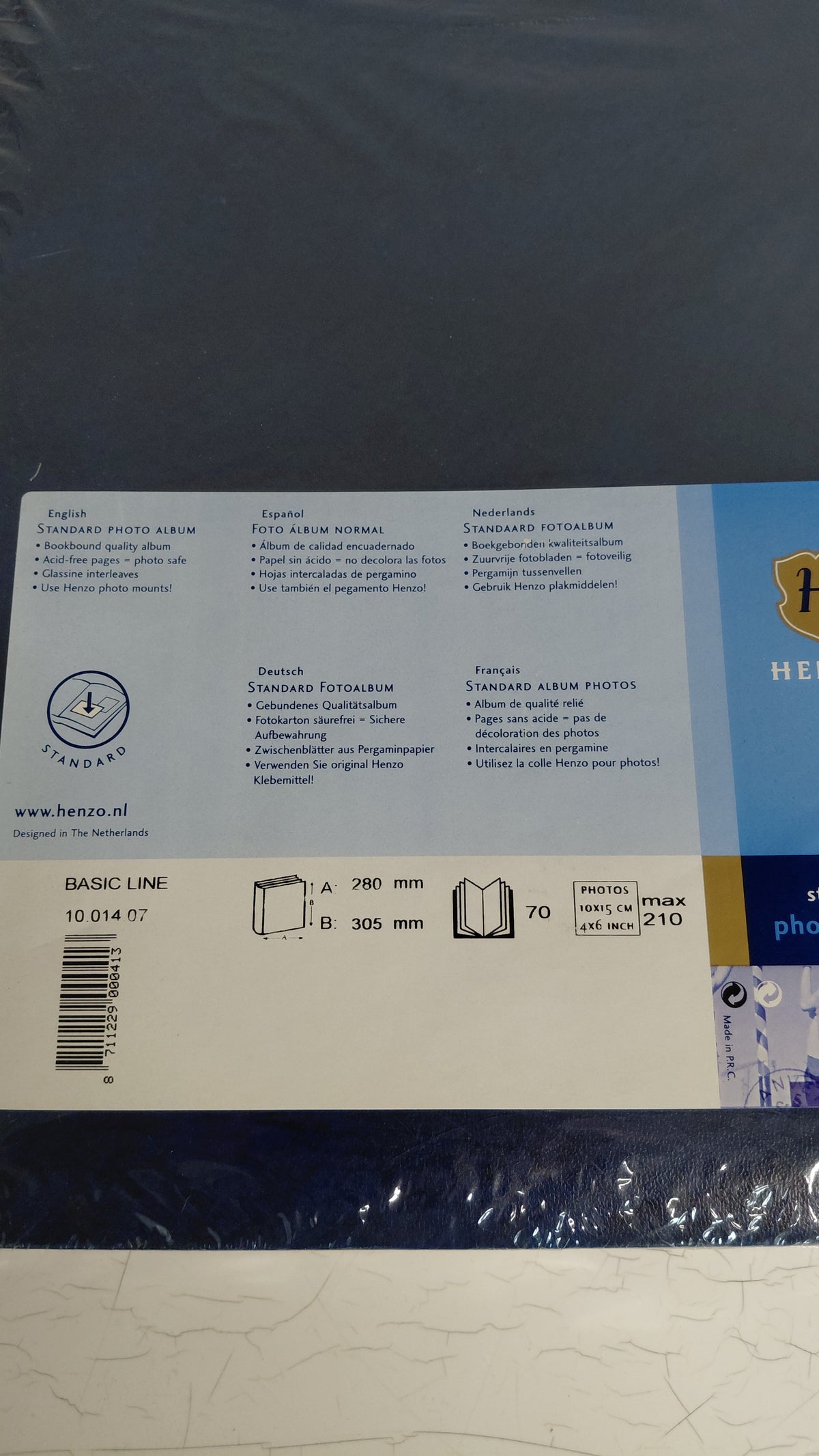 Myndaalbúm (lím) max 210 myndir (ónotað), Henzo
