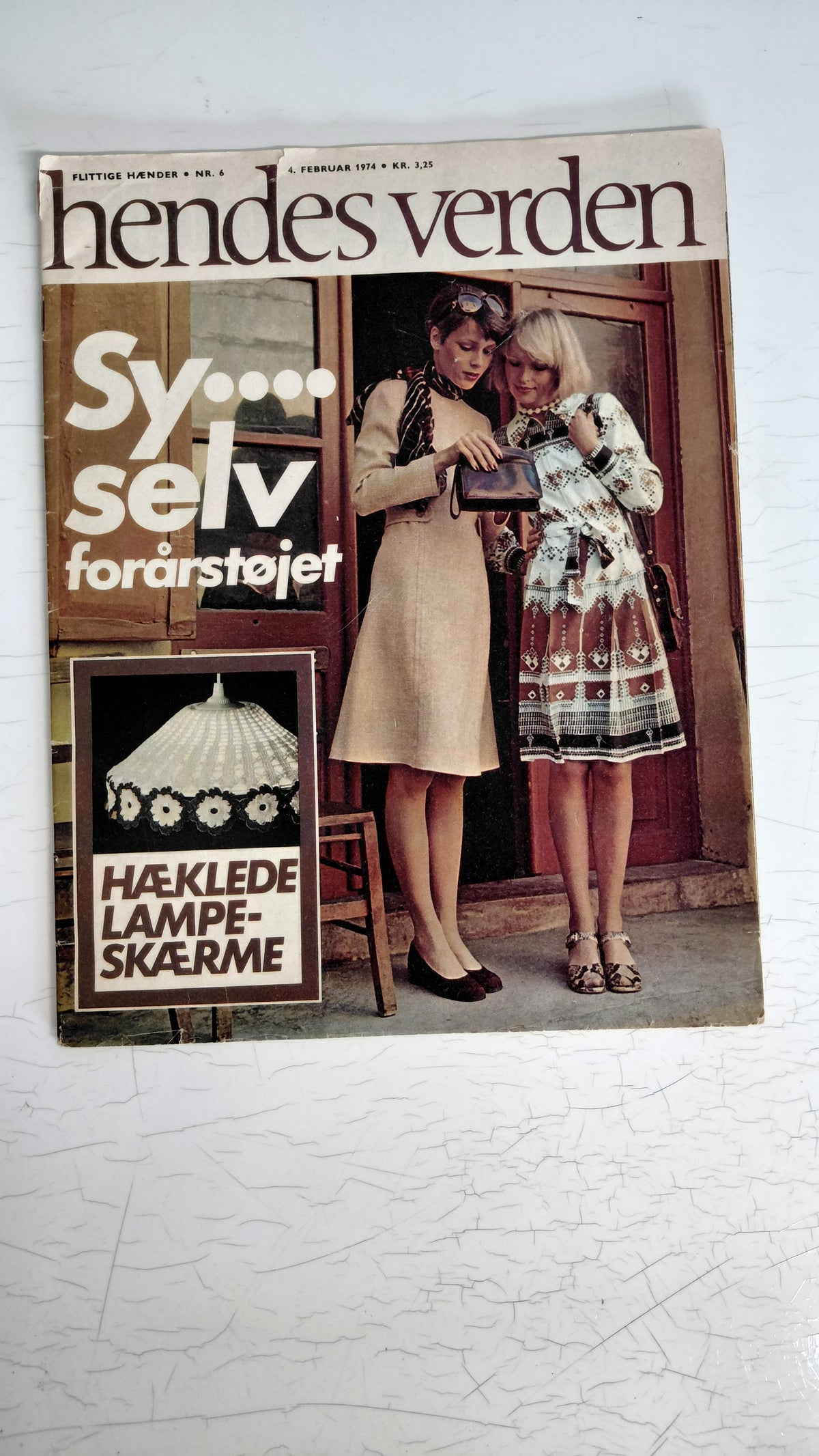 Hendes verden prjónablað nr. 6 (feb 1974), Hendes verden