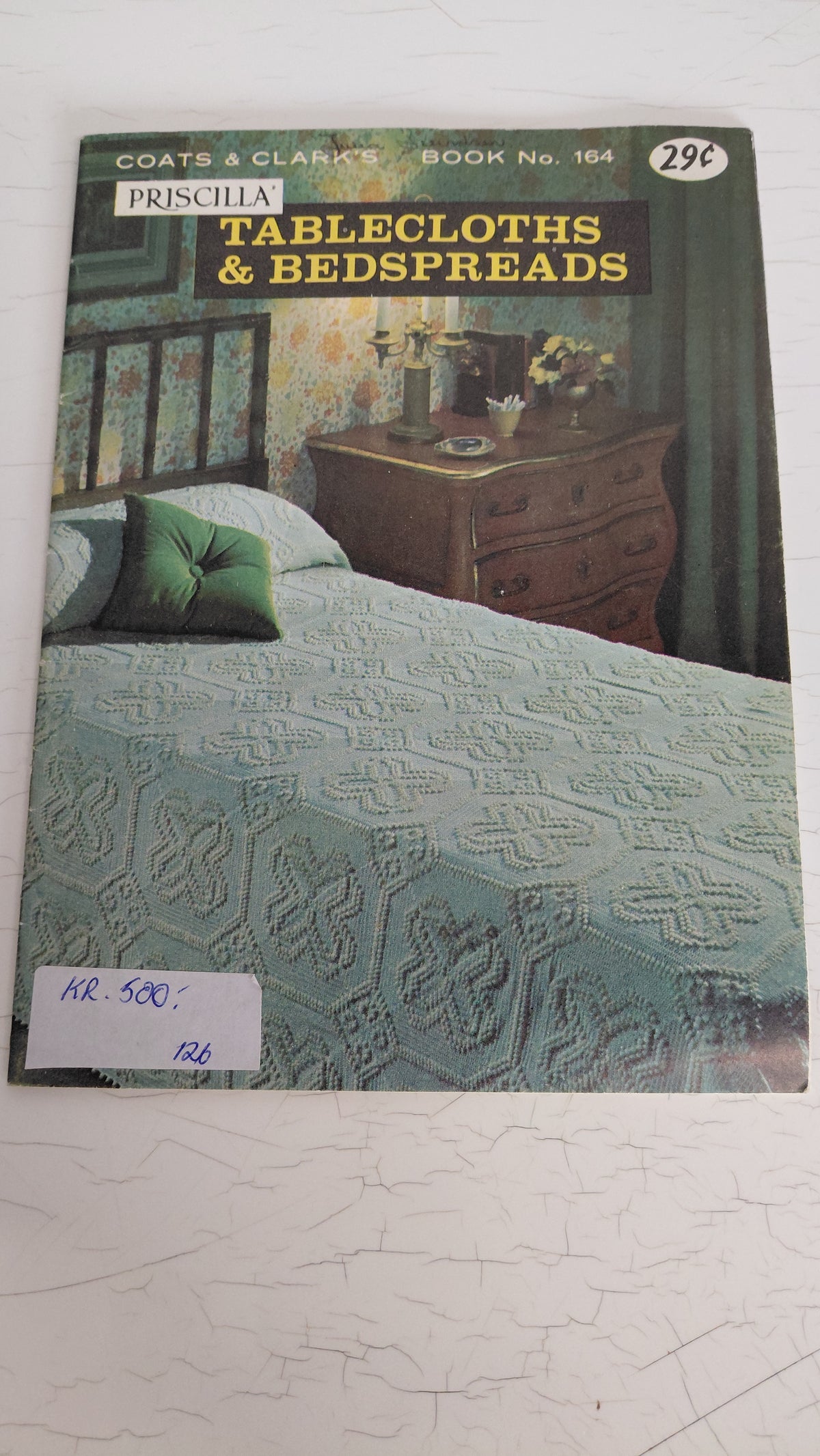 Tablecloths & bedspreads nr. 164, hekl uppskriftir (1965), Priscilla