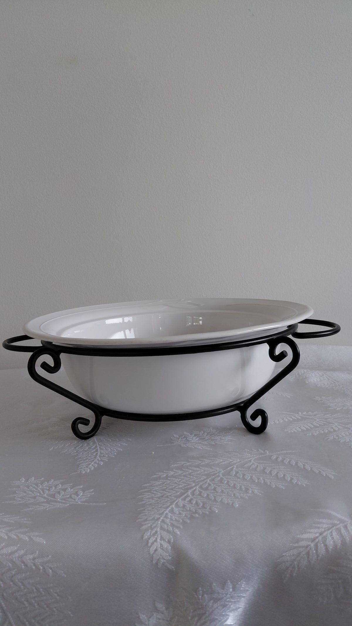 Eldfast mót, hringlaga, með stál grind"Casual Elegance", CorningWare