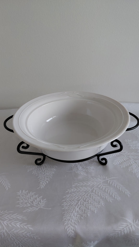 Eldfast mót, hringlaga, með stál grind"Casual Elegance", CorningWare