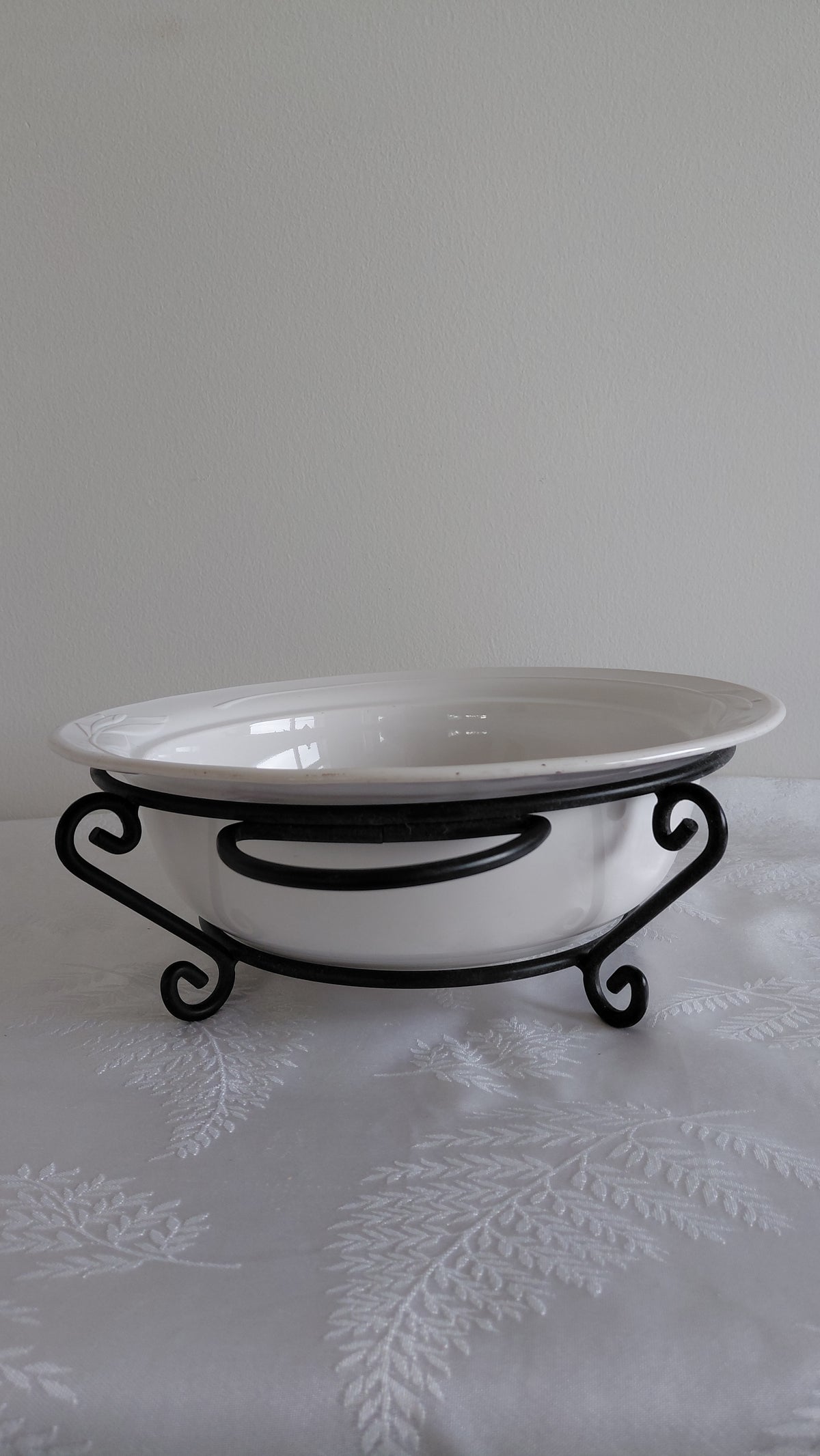 Eldfast mót, hringlaga, með stál grind"Casual Elegance", CorningWare