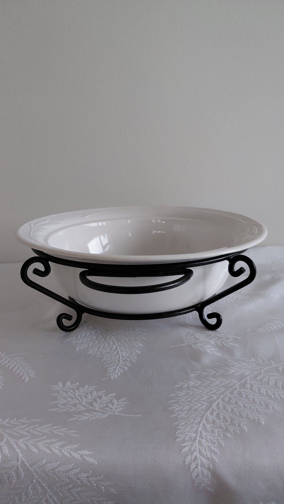 Eldfast mót, hringlaga, með stál grind"Casual Elegance", CorningWare