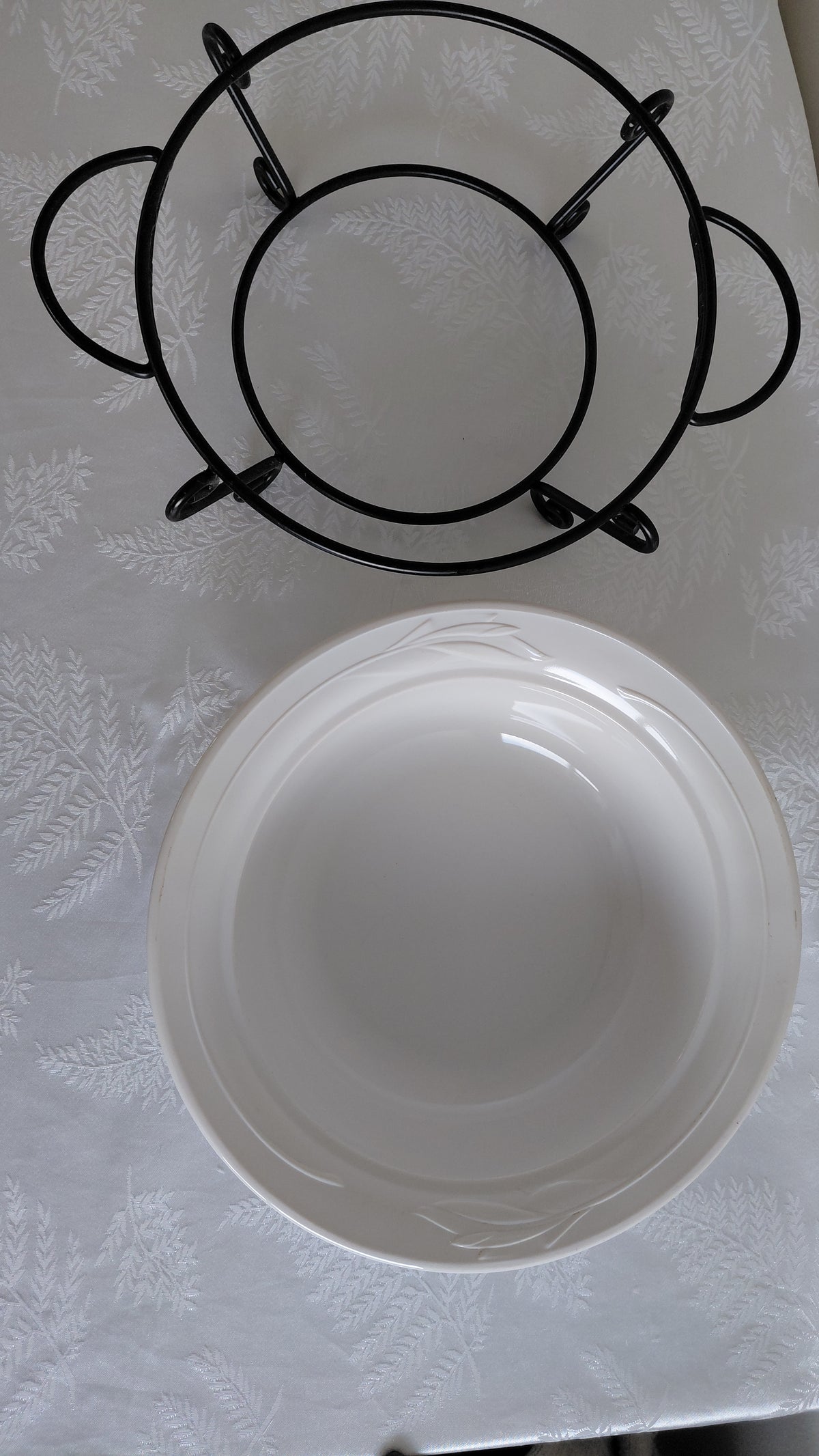 Eldfast mót, hringlaga, með stál grind"Casual Elegance", CorningWare