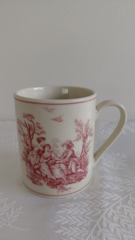 Bolli Konur og maður Toile de Jouy munstur, seljast stakir, I. Godinger & Co.