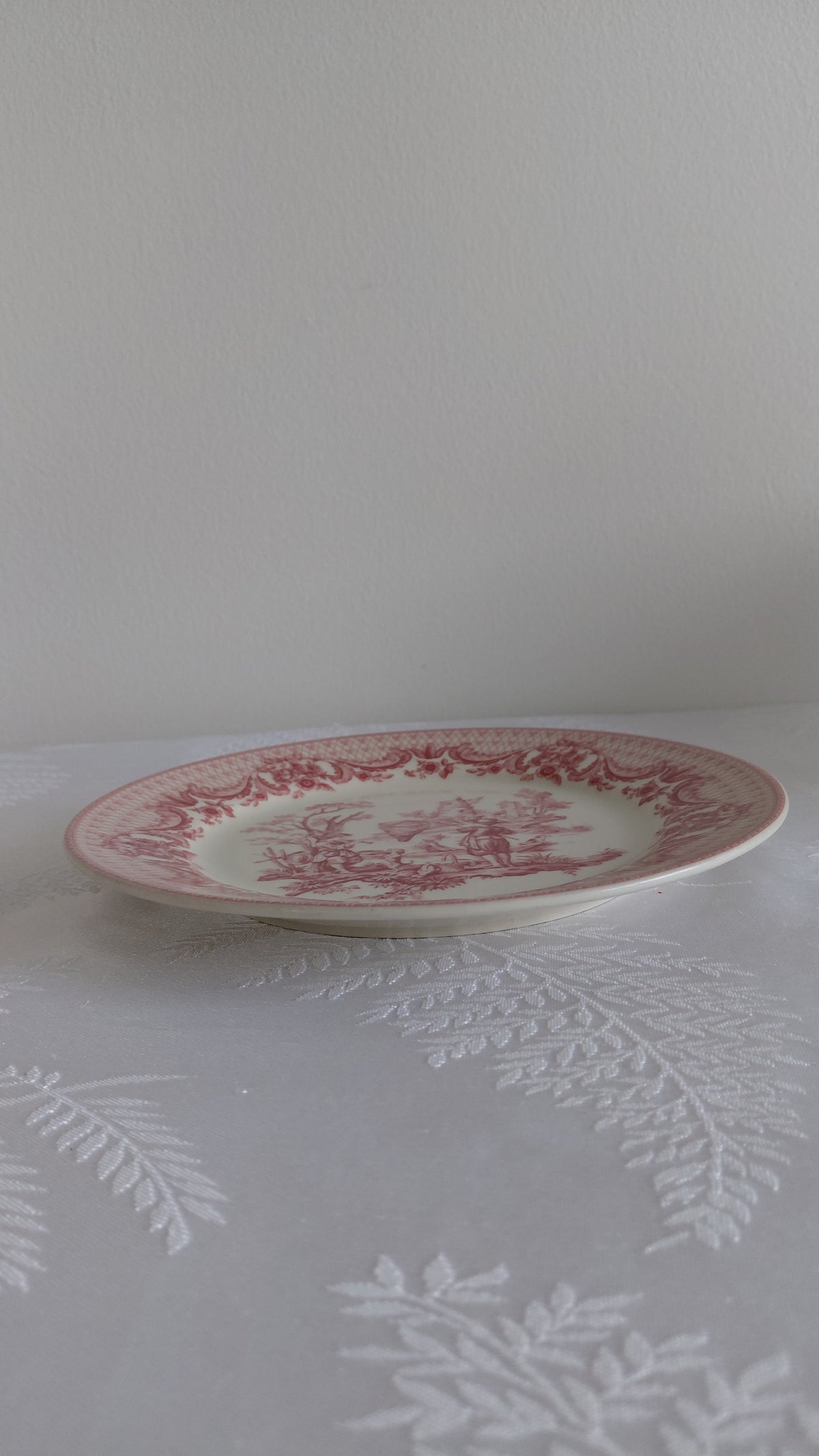 Diskur Börn, Toile de Jouy munstur (Ø20.5 cm), I. Godinger & Co.