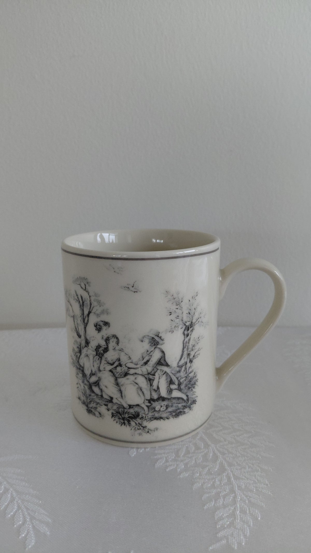 Bolli Konur og maður Toile de Jouy munstur, I. Godinger & Co.