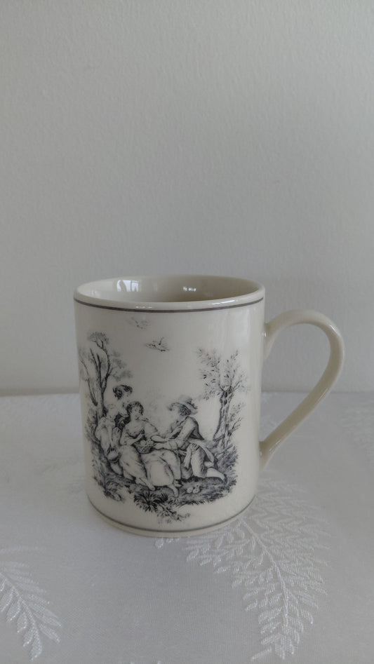 Bolli Konur og maður Toile de Jouy munstur, I. Godinger & Co.