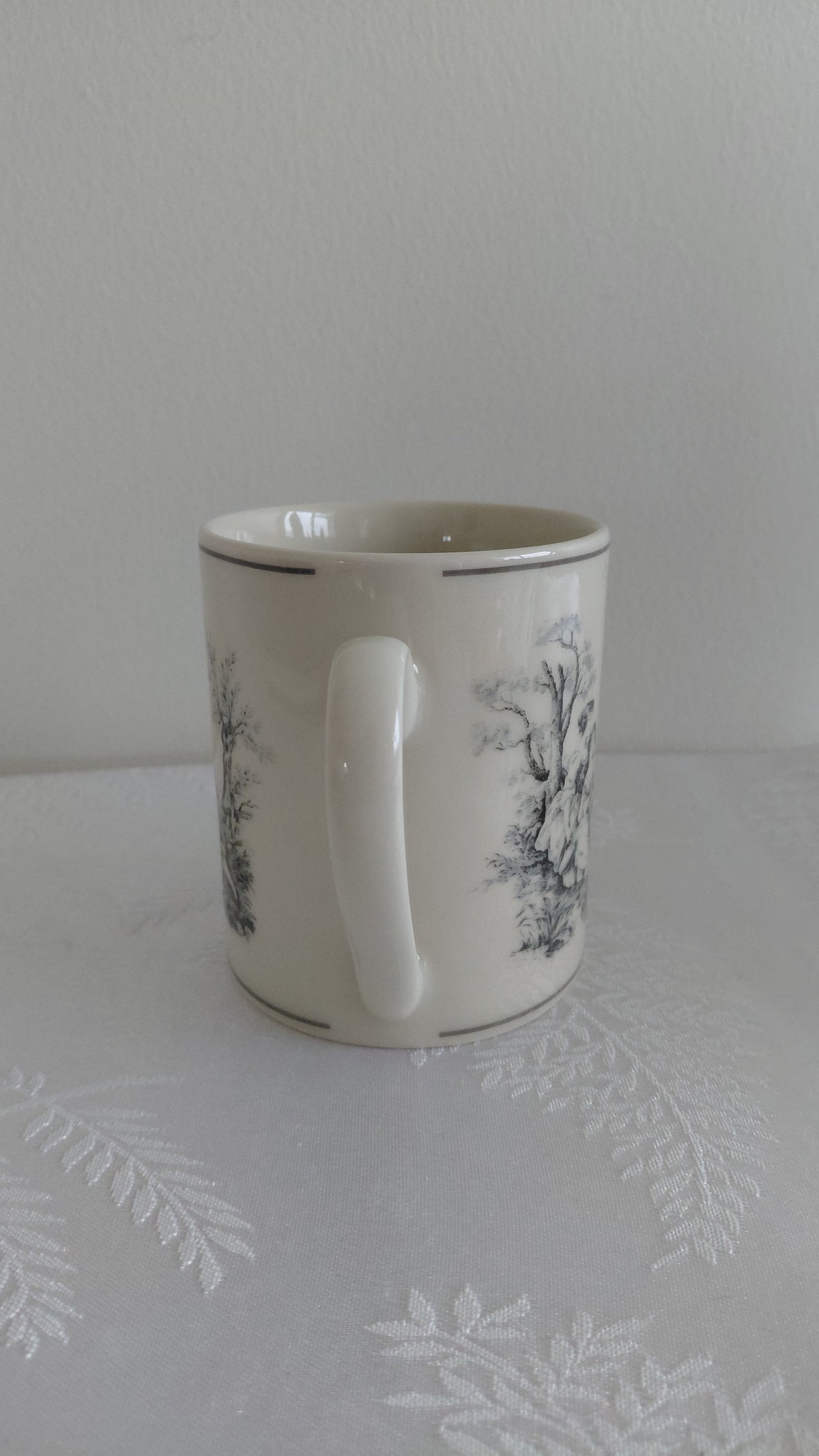 Bolli Konur og maður Toile de Jouy munstur, I. Godinger & Co.
