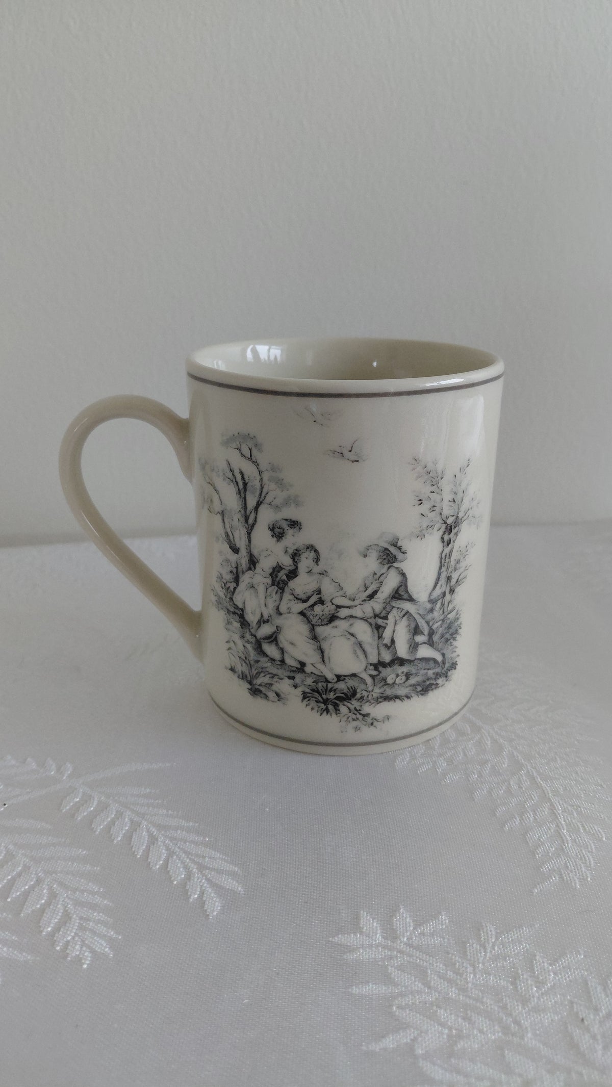 Bolli Konur og maður Toile de Jouy munstur, I. Godinger & Co.