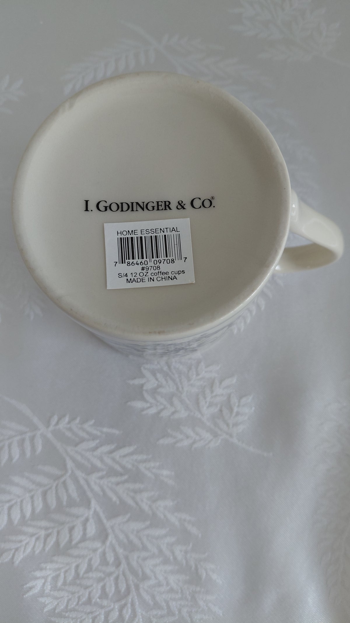 Bolli Kona og barn Toile de Jouy munstur, I. Godinger & Co.