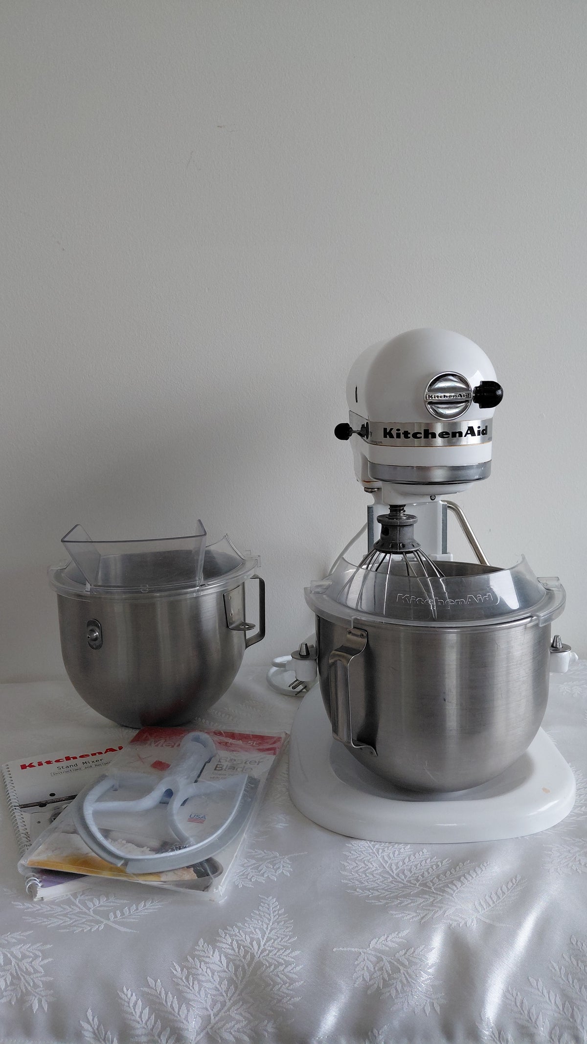 Hærivél "Heavy Duty mixer - Model K5SSWH" með aukahlutum, Kitchen Aid
