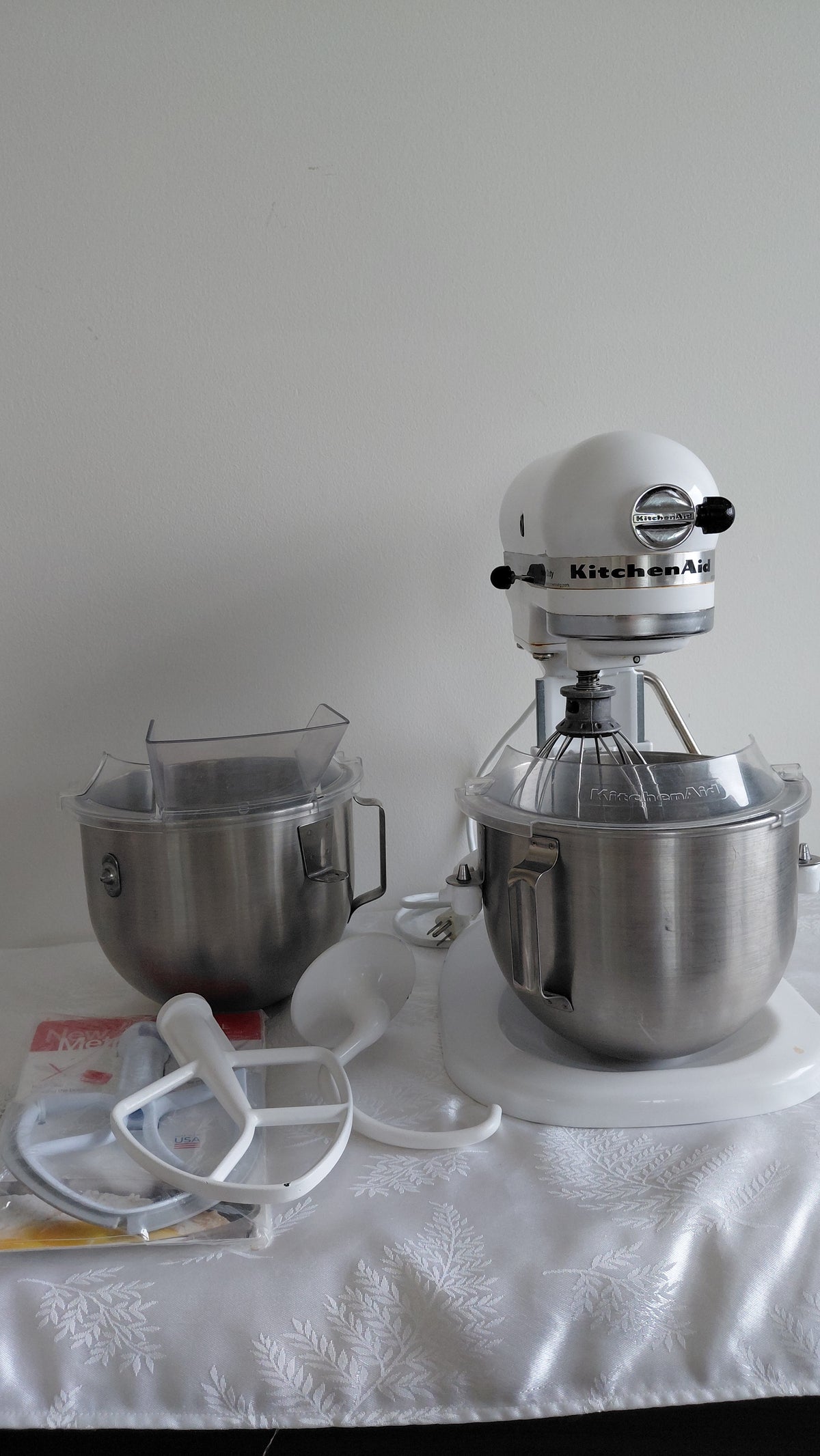 Hærivél "Heavy Duty mixer - Model K5SSWH" með aukahlutum, Kitchen Aid