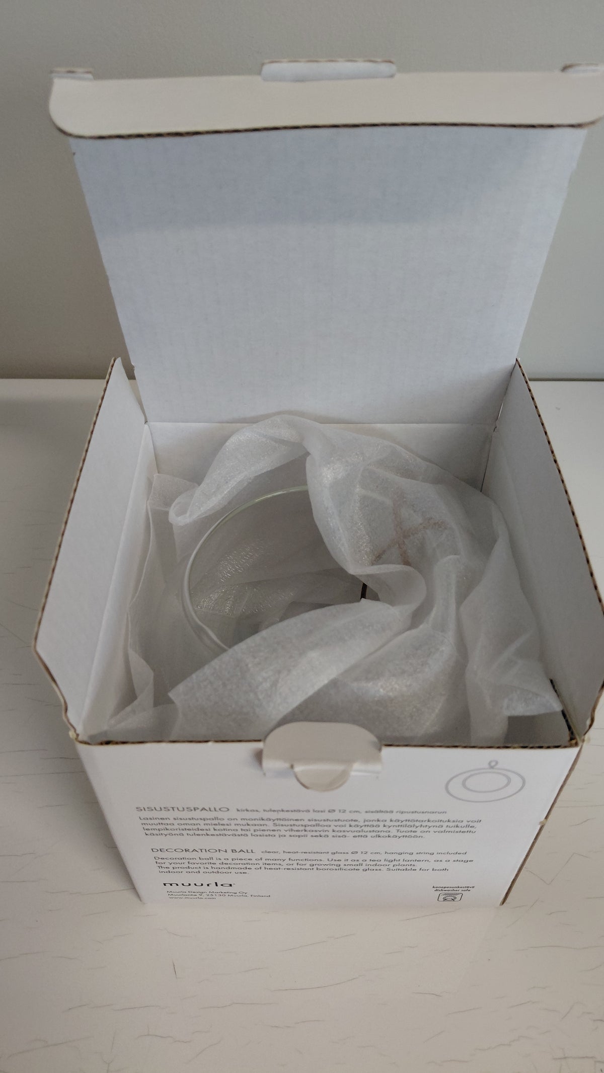 Skrautkúla fyrir kerti eða blóm (Ø12 cm) - ónotað, Muurla