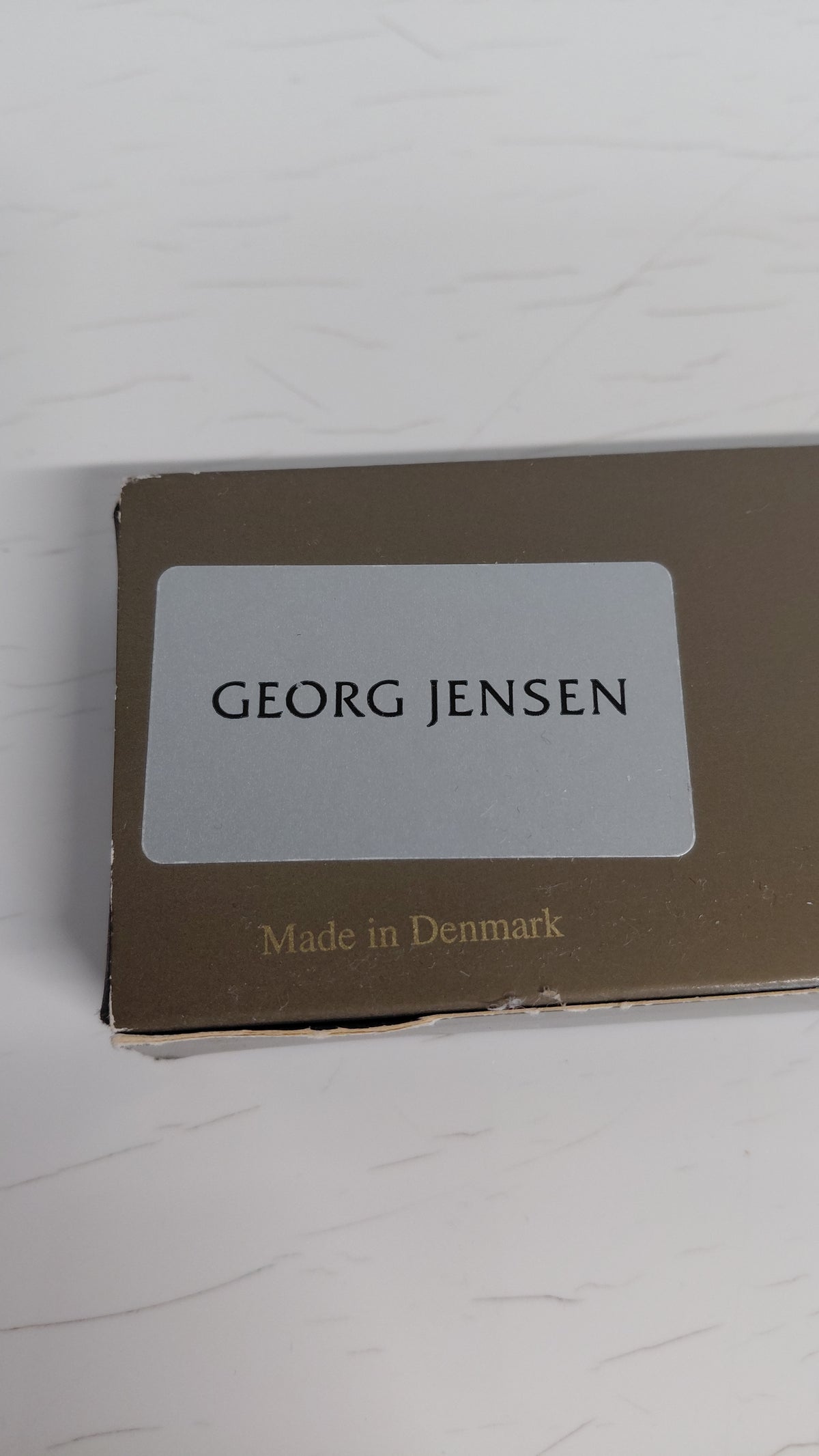 Jólaskraut bjalla á jólatré eftir Andreas MIkkelsen - ónotað í upprunalegum umbúðum, Georg Jensen