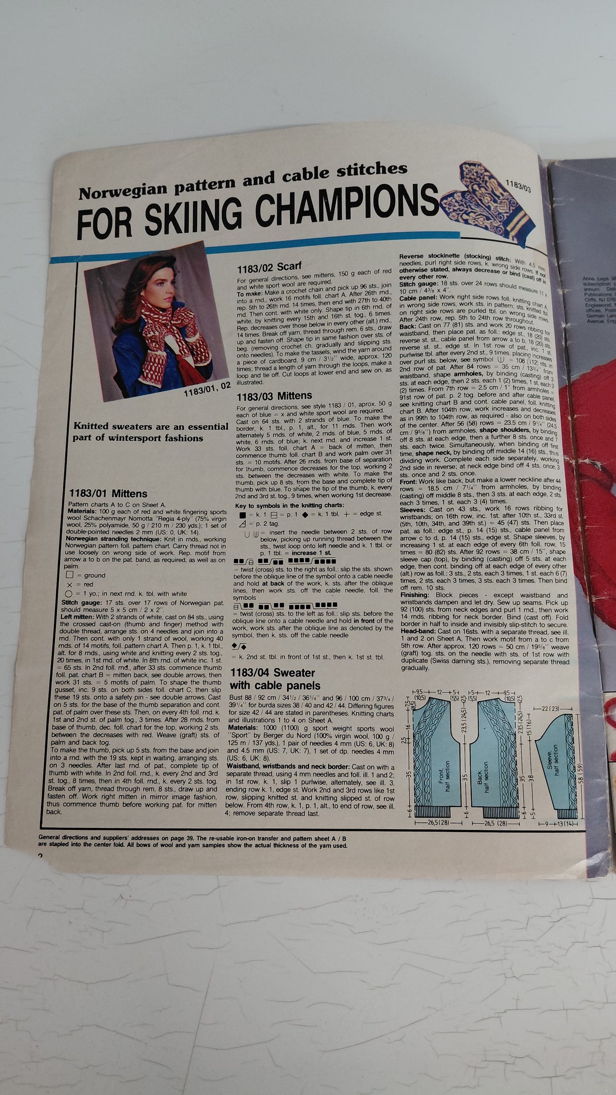 Anna (burda Knitting & Needlecrafts) nr. 11 (1983), Burda