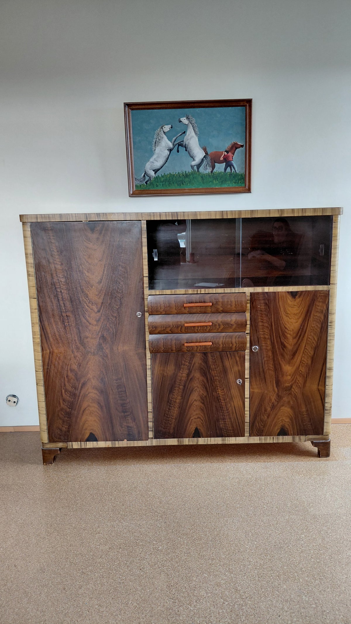 Skápur í Art Deco stíl (1940-1960), Vintage
