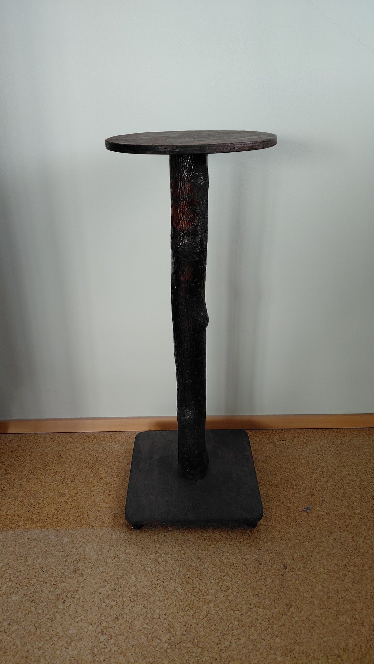 Blómasúla úr náttúrulegri trjágrein (H67 cm), Vintage