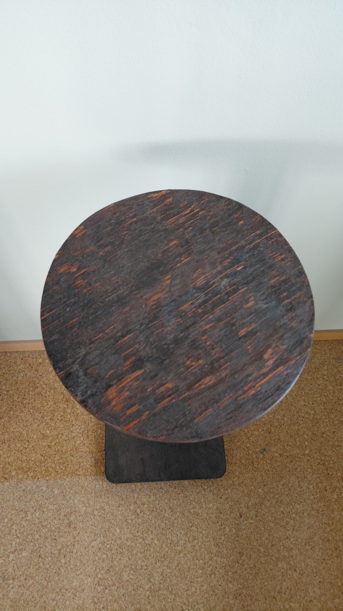 Blómasúla úr náttúrulegri trjágrein (H67 cm), Vintage