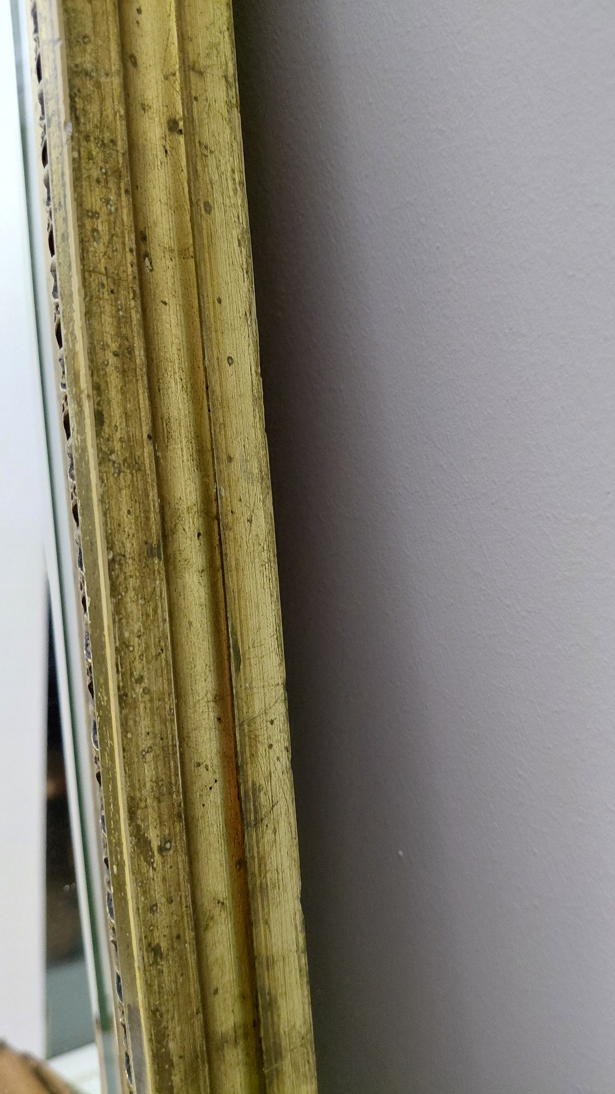 Vintage spegill í gylltum ramma (80.5x54 cm), Vintage