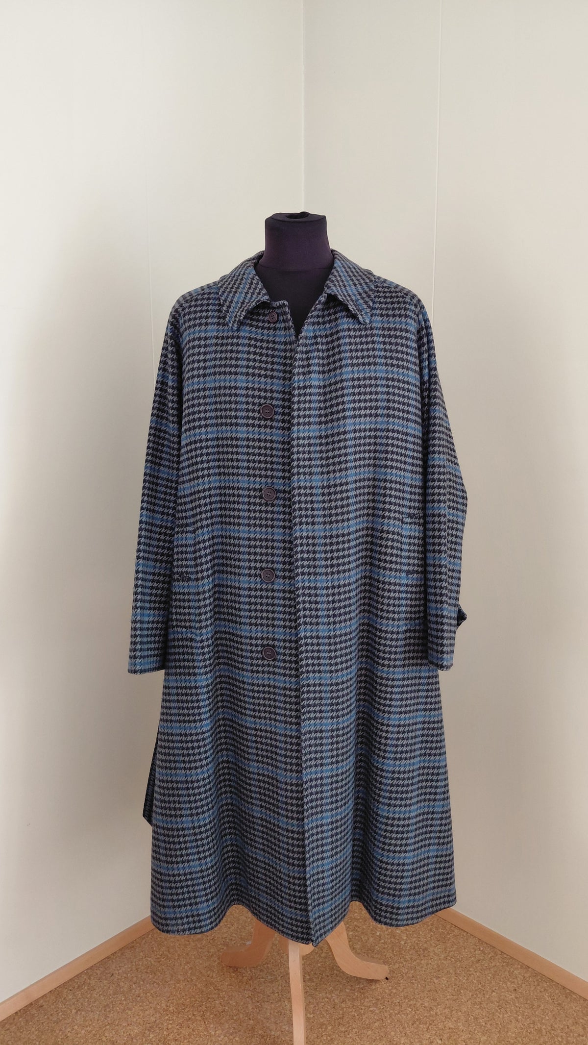 Vintage köflóttur ullar frakki (1980-1990), EUR 50, Burberry´s