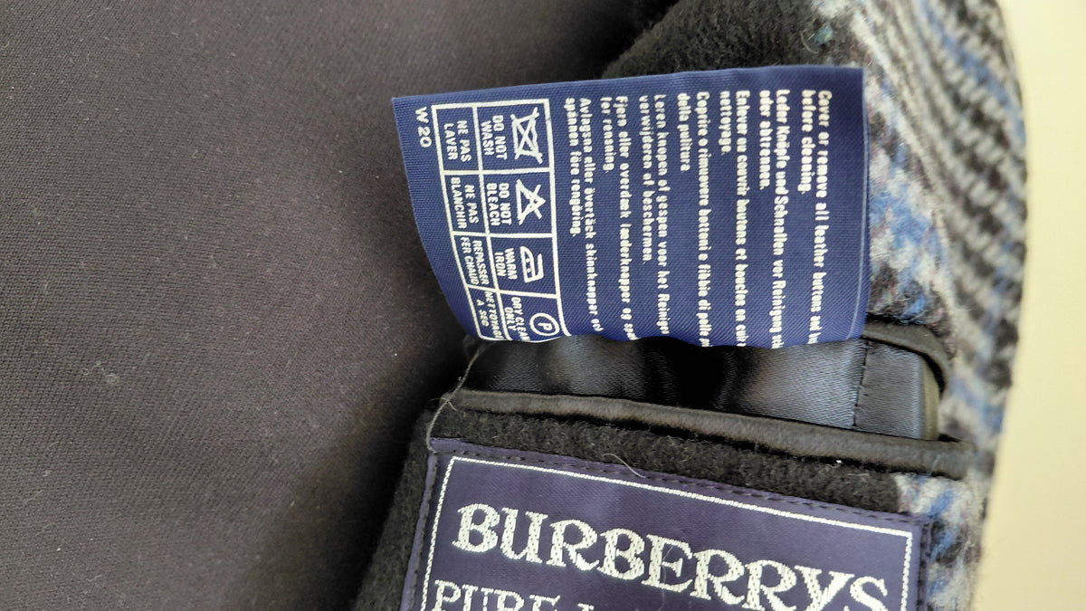 Vintage köflóttur ullar frakki (1980-1990), EUR 50, Burberry´s
