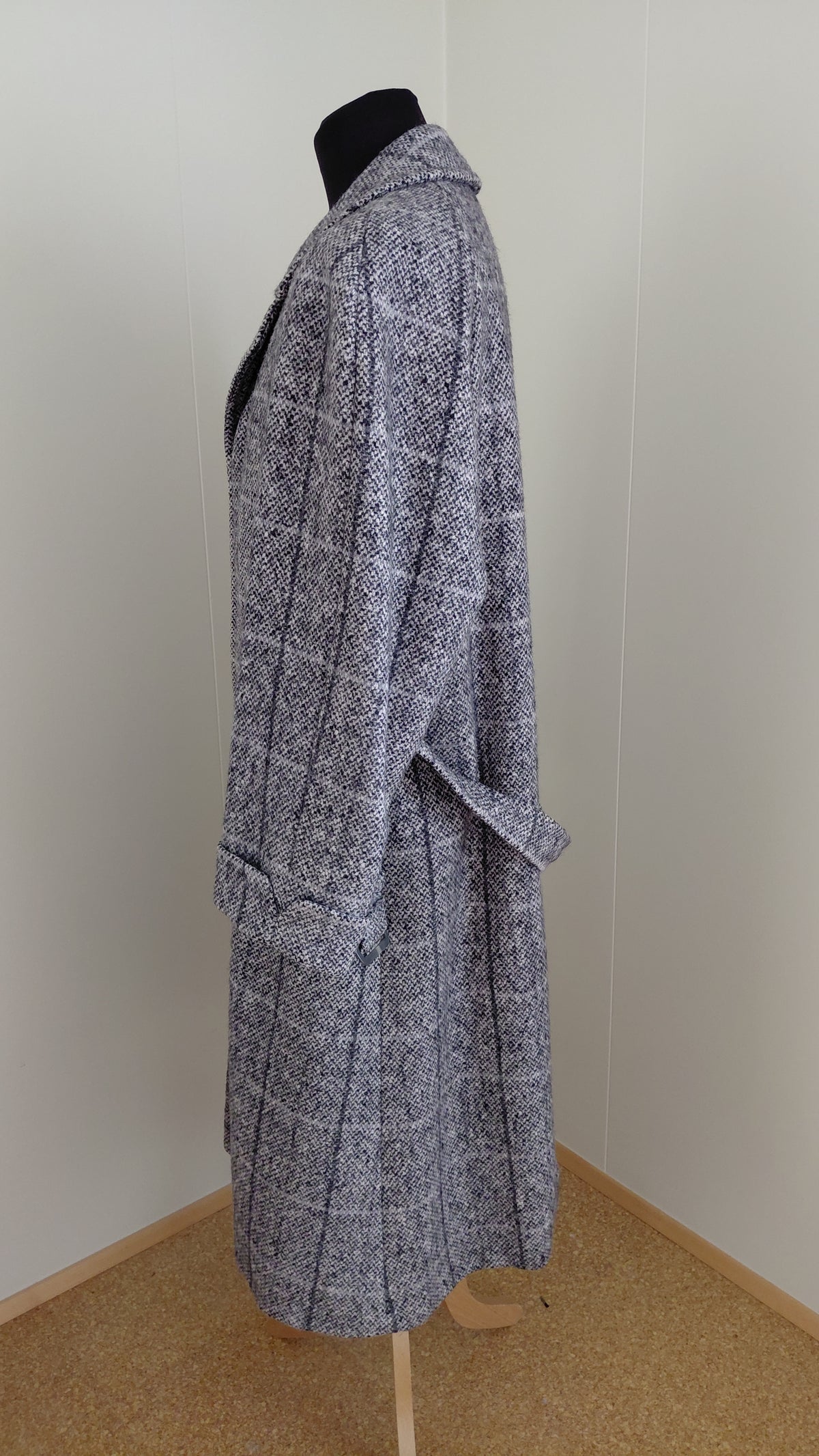 Vintage ullar frakki (1980-1989), L - XL, Oscar Jacobson (Made in Sweden=