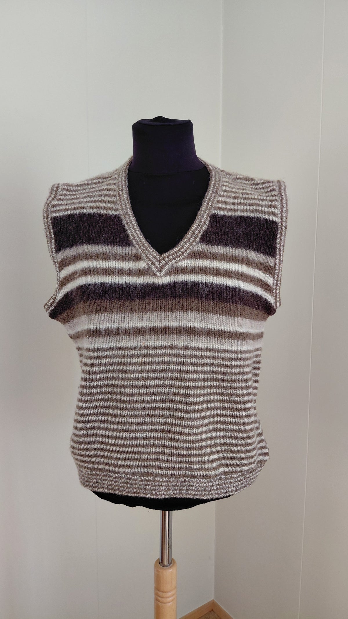 Ullar vesti (1980s), L, Viking Wool