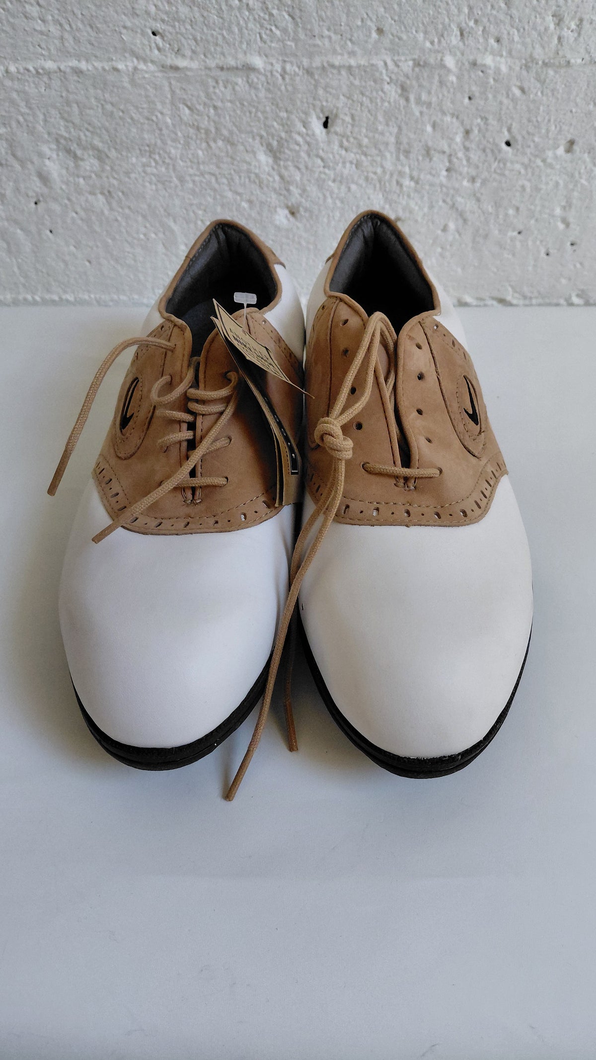 Vintage golf skór (1996) Swoosh -  ónotaðir, EUR 43, Nike Air Golf