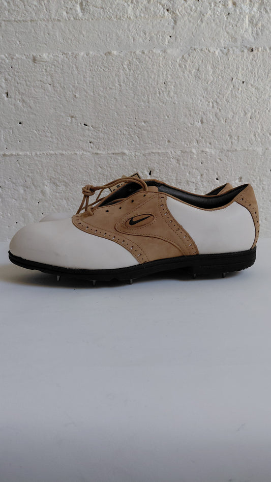 Vintage golf skór (1996) Swoosh -  ónotaðir, EUR 43, Nike Air Golf