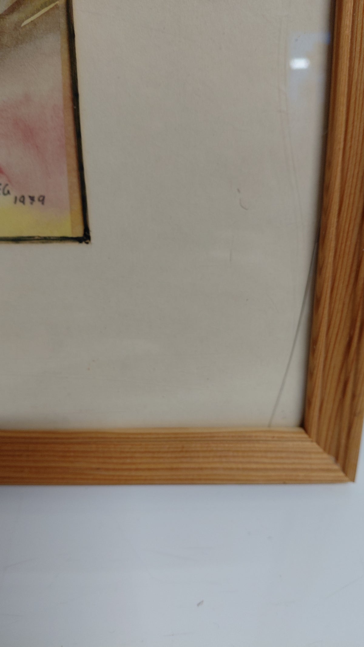 Málverk vatnslitir 1979 (25x30 cm), Jón E. Guðmundsson