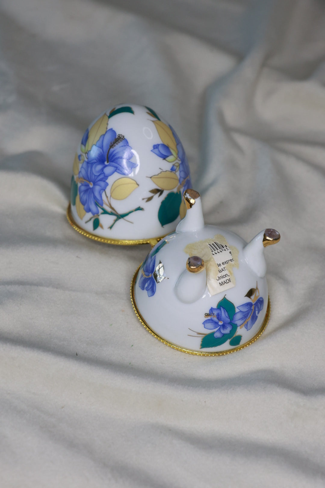 Postulíns egglaga skrín, Vintage